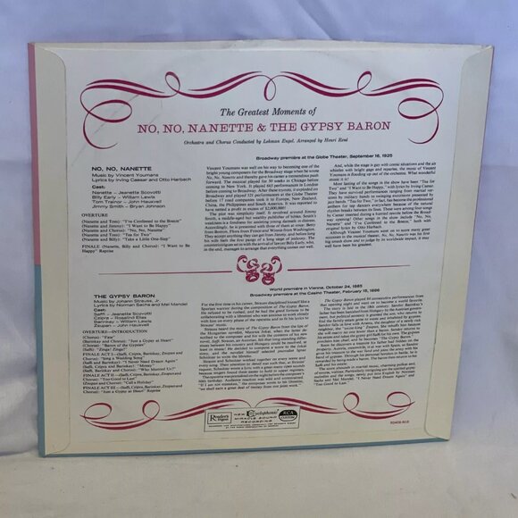 The Greatest Moments Of No, No, Nanette & The Gypsy Baron (Vinyl) Reader's Diges - Picture 3 of 11